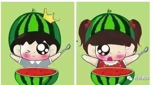 网红吃瓜姿势图片高清,解锁夏日清凉新潮流